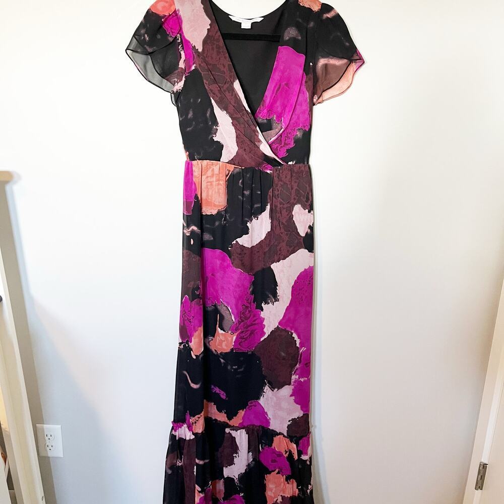 Diane von Furstenberg
Melania Printed Silk-chiffon Maxi‎ Dress